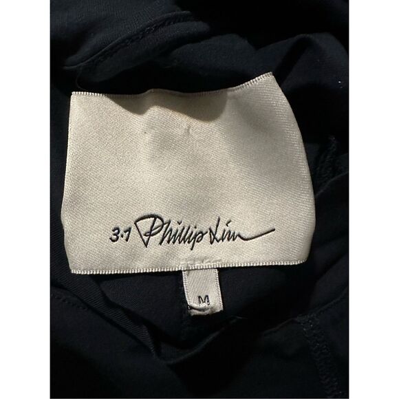 Beautiful 3.1 Phillip Lim navy blue Rolled Sleeve Draped Jersey Tank- size mediu - Picture 7 of 8